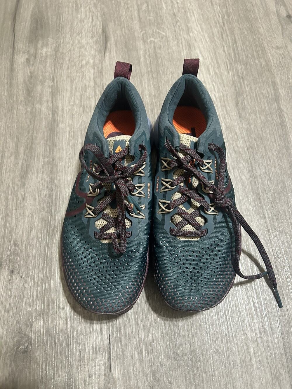 Nike React Pegasus Trail 4 Deep Jungle Women's Size 7 Running Shoes DJ6159-301